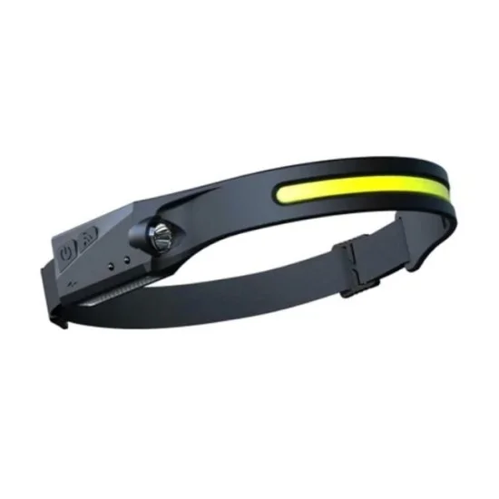 Porodo LifeStyle Outdoor Lightbar Headlamp with Motion Sensor - Black-Grey